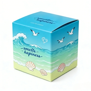 Scatola Personalizzata con Stampa in Lamina Blu per Confezioni Cosmetiche Giapponesi - Product Image 3