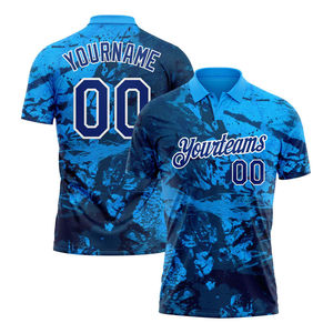 Camiseta Polo Deportiva de Poliéster y Elastano para Hombre, Sublimación, Absorbe la Humedad, Personalizable, a Precios Bajos - Product Image 1