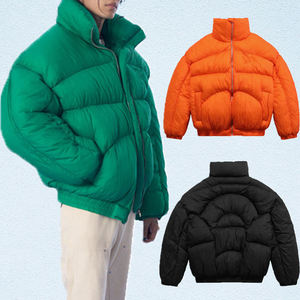 Fabrication LULUSEN manteau à bulles blanc couleur personnalisée LOGO vestes d'hiver pour hommes veste à bulles rembourrée en duvet de haute qualité - Product Image 6