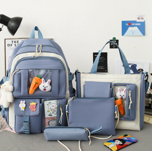 Girls Bag Set Fashion Waterproof Kids Teenager Student <strong>School</strong> <strong>Backpack</strong> <strong>School</strong> Bags for Girls Back to <strong>School</strong> 4 in 1 Set - Product Image 2