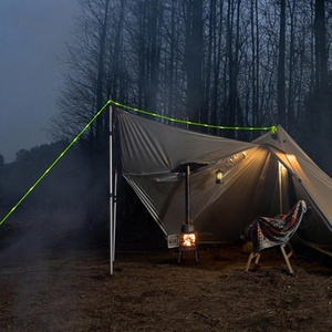 82101B-GREEN <span class=keywords><strong>Corde</strong></span> de tente lumineuse à LED <span class=keywords><strong>Corde</strong></span> lumineuse en nylon pour escalade, auvent, activités de plein air, bâche de tente - Product Image 5