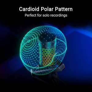 Microphone de jeu à condensateur RGB Rog Carnyx Noir Capsule 25 mm Alimentation USB Type-B 5V Unidirectionnel pour Gaming, Streaming et Podcasting - Product Image 2