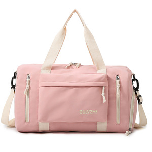Sac de voyage et de sport coréen léger et décontracté, avec compartiment sec/humide et bandoulière réglable, pour la nuit ou les voyages - Collection Kods - Product Image 2