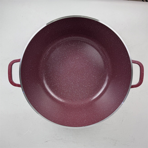 Set di Pentole per Zuppa in Alluminio Antiaderente da 44cm, Casseruola Antiaderente con Coperchio in Vetro - Product Image 2