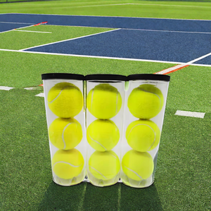 <span class=keywords><strong>Pelotas</strong></span> de Pádel de caucho natural de fieltro tejido profesional de calidad directa del fabricante de servicio OEM - Product Image 1