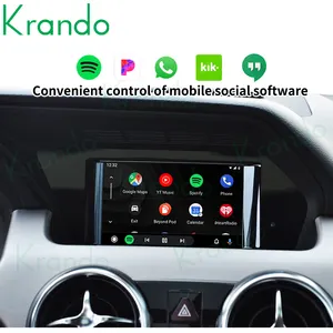 Krando Carplay kotak antarmuka, untuk Mercedes Benz GLK 2012-2018 NTG 4.0 4.5 Android Auto Radio BT Decoding pasokan pabrik