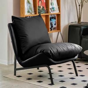 <span class=keywords><strong>Poltrona</strong></span> Singola di Design Nordico, Sedia Lounge Moderna dalla Forma Unica, Reclinabile, Divano Compatto per Balcone e Piccoli Spazi - Product Image 5