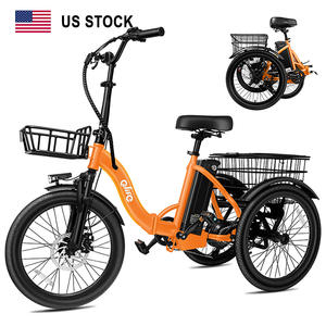 Triciclo Elettrico Pieghevole Qlife <span class=keywords><strong>a</strong></span> 3 <span class=keywords><strong>Ruote</strong></span> con Pedalata Assistita per Anziani e Trasporto Merci - Product Image 1