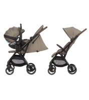 Poussette Maxi-Cosi Soho ultra-compacte avec cadre en aluminium léger, 8,1 kg, de la naissance à 15 kg, pliage automatique, 3 positions