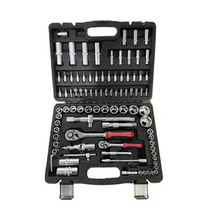 Hot Sale 94-Piece Mechanics Tools Kit and Socket Set 1/4", 1/2"