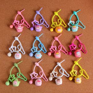 12 Zodiac Keychain Set Creative Resin Constellation Pendant Cute Cartoon Doll <b>Backpack</b> Charm for Birthday & Promotional Gifts - Product Image 1