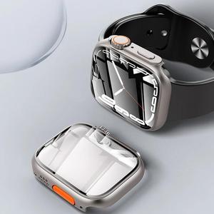 Nâng Cấp Để Siêu 49Mm Xem Trường Hợp Bảo Vệ Màn Hình Cho Iwatch Loạt 8 7 Cứng PC Bìa Trường Hợp Cho 44Mm 45Mm <span class=keywords><strong>Apple</strong></span> Xem Trường Hợp - Product Image 2