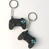 Vente chaude Mignon Gamepad Joystick Porte-clés PVC En Caoutchouc Mini Contrôleur pour Sacs Voitures Suspendu Polyvalent Porte-clés pour les Amoureux du Jeu