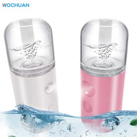Wochuan Nouveau Design Humidificateur Facial Nano-Ionique à Brume Froide pour Usage Domestique, Vaporisateur Nettoyant Hydratant pour le Visage