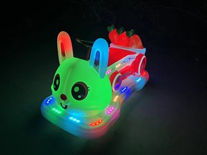 Voitures électriques à tamponneaux Wobeiqi en forme d'animaux mignons, pour intérieur/extérieur, parc d'attractions, manège pour enfants, <span class=keywords><strong>prix</strong></span> bas, batterie à pièces, plastique, maison - Product Image 1