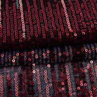 Tissu en maille de tulle brillant et élégant, brodé de sequins, pour robe de mariée - Vente en gros directe usine