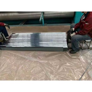 Tôle d'acier galvanisée ondulée Zn275 GI pour <span class=keywords><strong>toiture</strong></span>, tôle de fer à paillettes régulières - Product Image 6