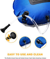 GoalFit 2024 Sac de Douche et Toilettes de Camping Extérieur, Réservoir d'Eau 20L, Chauffage Automatique, Matériau PVC Portable