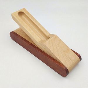 Estuche de Madera Personalizado para Bolígrafo - Caja Plegable para un Solo Bolígrafo con Diseño de Madera Mixta para Regalos Promocionales - Product Image 3