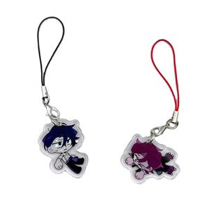 Jeu Dead Plate Vince <span class=keywords><strong>Rody</strong></span> Cosplay Porte-clés Acrylique Porte-clés 2 Pcs/Set Porte-clés Corde Téléphone Chaîne Sac Pendentif Accessoires Prop - Product Image 2