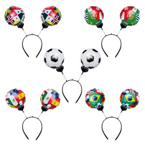 Coupe d'Europe Match de Football Multi-National Jersey Design Balloon Bar Aluminium <span class=keywords><strong>Film</strong></span> Party Décoration pour Football Night - Product Image 1
