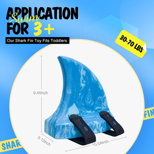 Ailerons de natation Shark Fin pour enfants, <span class=keywords><strong>bouée</strong></span> de natation réglable en EVA, aide à la natation imperméable pour piscine - Product Image 5