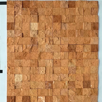 Mosaïque en argile rouge de qualité supérieure 300X300mm Beauté naturelle pour les murs et les sols des salons et les espaces créatifs Fonction antibactérienne