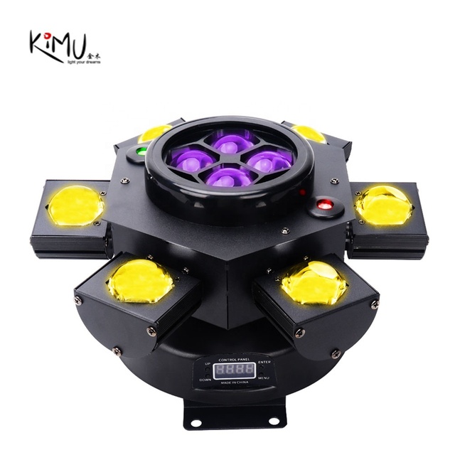 6 Bee Eyes Laser Bee Led Spider Beam Moving Head Light for Disco