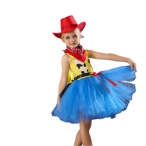 Vestido de princesa <span class=keywords><strong>Woody</strong></span> de Toy Story, <span class=keywords><strong>disfraz</strong></span> de Halloween para niñas, falda tutú de estilo vaquero para niños, <span class=keywords><strong>disfraz</strong></span> de Tris - Product Image 1