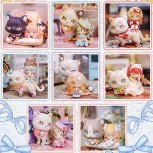 Moni Cat Ni Zai Zai Kitten Accompanies You Series - Prima Blind Box - Statuetta Carina Fatta a Mano - Ornamento Regalo - Product Image 2