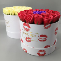 Boîtes en carton personnalisées faites à la main pour les fleurs - Emballage décoratif avec papier couché et lamination brillante