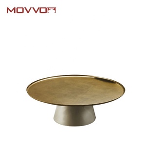 Table basse ronde en acier inoxydable <span class=keywords><strong>de</strong></span> style minimalisme <span class=keywords><strong>de</strong></span> haut niveau avec collection <span class=keywords><strong>de</strong></span> décors - Product Image 6