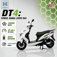 Moto électrique certifiée CEE 72V 2000W, cyclomoteur 45km/h, scooter électrique haute vitesse 60km, pour trajets urbains adultes, vente en gros