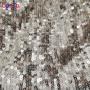Tissu à paillettes imprimé <span class=keywords><strong>jaune</strong></span> brillant au meilleur <span class=keywords><strong>prix</strong></span> - Product Image 2