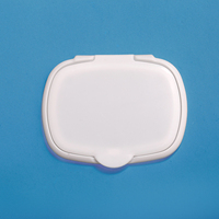 Bouchons anti-poussière en plastique pour lingettes humides, format mini, à ouverture par traction, avec clip de scellage pour gants en nitrile, pour bouteilles d'emballage à capuchon rabattable de forme spéciale