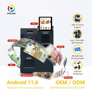 Système de point de vente tout-en-<span class=keywords><strong>un</strong></span> avec support API, paiement multi-devises USD Euro <span class=keywords><strong>pour</strong></span> centre commercial, supermarché, distributeur de billets et de pièces - Product Image 1