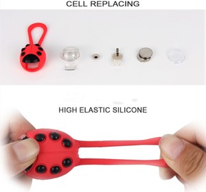 Luz Delantera LED para Bicicleta con Diseño <span class=keywords><strong>de</strong></span> Mariquita, Impermeable, <span class=keywords><strong>de</strong></span> Silicona, Funciona con Batería, Portátil para Ciclismo Nocturno - Product Image 6