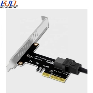 Mini <span class=keywords><strong>SAS</strong></span> SFF-8643 kết nối để <span class=keywords><strong>PCI</strong></span> <span class=keywords><strong>Express</strong></span> <span class=keywords><strong>X4</strong></span> <span class=keywords><strong>PCI</strong></span>-E 4x Adapter riser thẻ cho U2 NVMe SSD - Product Image 4