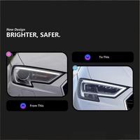Pour Audi A3 2013-2020, ensembles de phares, feux de jour à LED, clignotants, 55W 12V, bas de gamme/haut de gamme