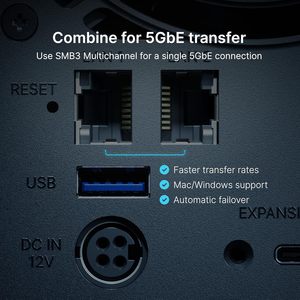 Boîtier NAS <span class=keywords><strong>DiskStation</strong></span> DS925+ 4 baies, partage multiplateforme, gestion des autorisations - Product Image 5