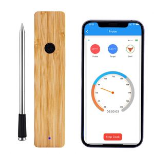Termómetro de Carne Inteligente Bluetooth de Largo Alcance, Termómetro Digital Inalámbrico para Cocina y Barbacoa - Product Image 1