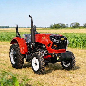 Tracteur à roues avec chargeur, 32 CV, attelage arrière et haute traction pour la culture des sols et les travaux lourds, pneus pleins - Product Image 1