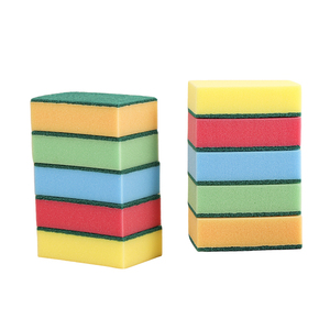 Kích Thước Lớn Đầy Màu Sắc Món Ăn Máy Giặt Nhà Bếp Miếng Bọt Biển Scrubber Nhà Bếp Làm Sạch Miếng Bọt Biển Món Ăn Rửa Miếng Bọt Biển - Product Image 1