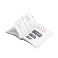 Service d'impression de catalogue professionnel à couverture souple d'usine, livret de haute qualité imprimé à décalage personnalisé
