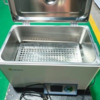 Bain-marie numérique thermostaté de laboratoire en acier inoxydable de 25 litres à température constante de 100°C avec chauffage électrique