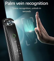 Cerradura de Puerta Inteligente Electrónica con Reconocimiento Facial Automático, Control por Aplicación Tuya y Función Personalizada