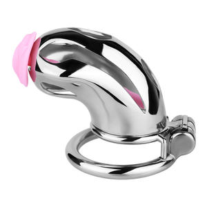 قفص العفة الرجالي الطويل من الفولاذ FRRK، معدات تقييد BDSM، قفص عفة رجالي جديد على شكل كوبرا، سعر المصنع بالجملة، مبيعات ساخنة - Product Image 6