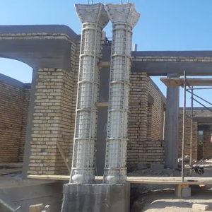 Factory Price <strong>Plastic</strong> Round Roman Pillar Molds for Sale Outdoor <strong>Column</strong> ABS <strong>Plastic</strong> Molds for Concrete Marble Pillar Mold - Product Image 2