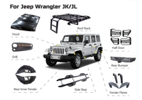 Support de fixation sans perçage pour feux de fosse Jeep Wrangler JL JLU 2018-2025 Gladiator JT Dual Pod
