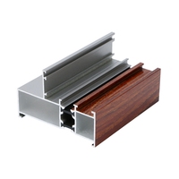Profils en aluminium architectural anodisé noir ultra modernes pour cadre de fenêtre à persiennes en verre résidentiel